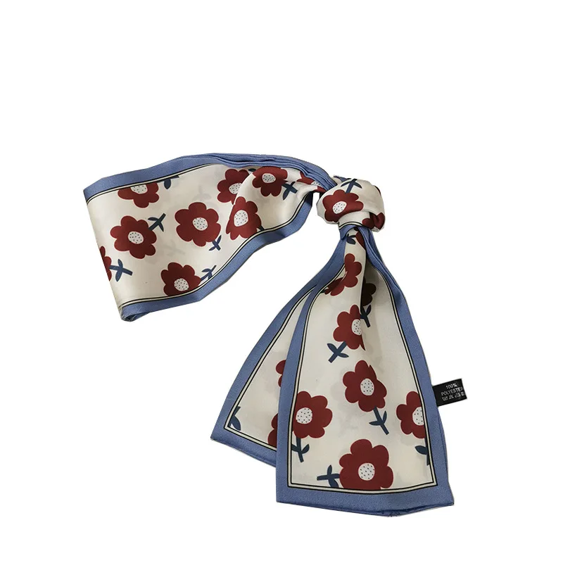 

Silk Scarf Women Shawls Wraps Fashion Small Hair Neck Hijabs Foulard Scarves Female Lady bufanda seda mujer echarpe ete soie