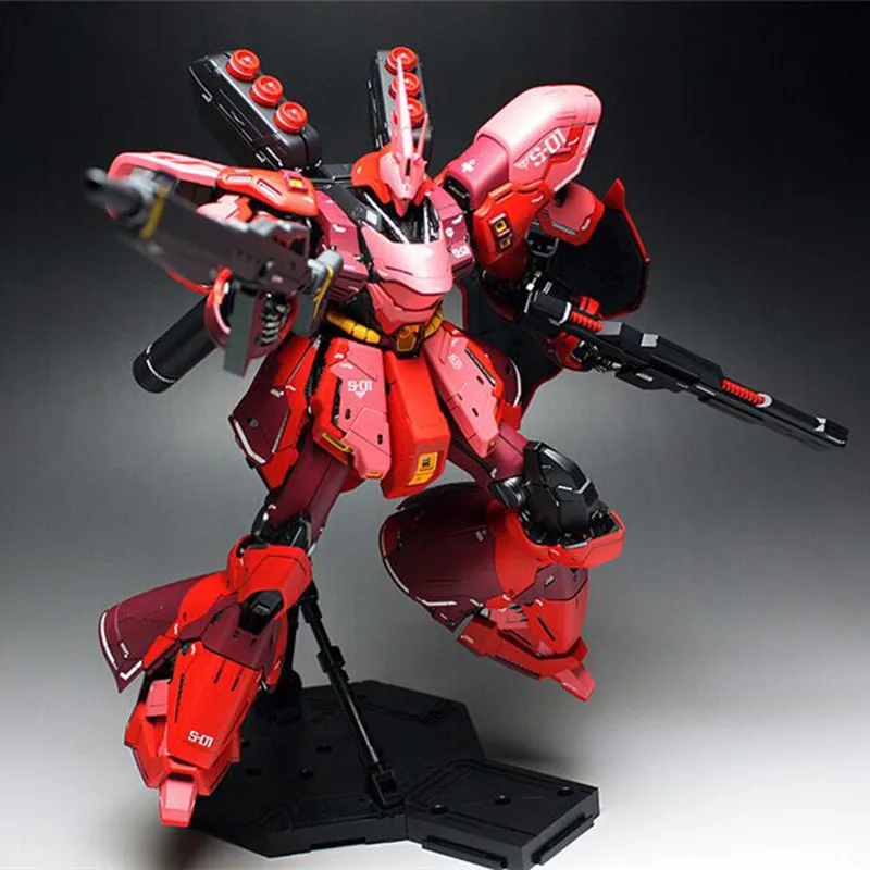

Puzzle Robot Anime Ver.Ka assembled figures Suit 1/100 MSN-04 gunpla Gundam toy Mobile model Mobile kids MG Sazabi action Bandai