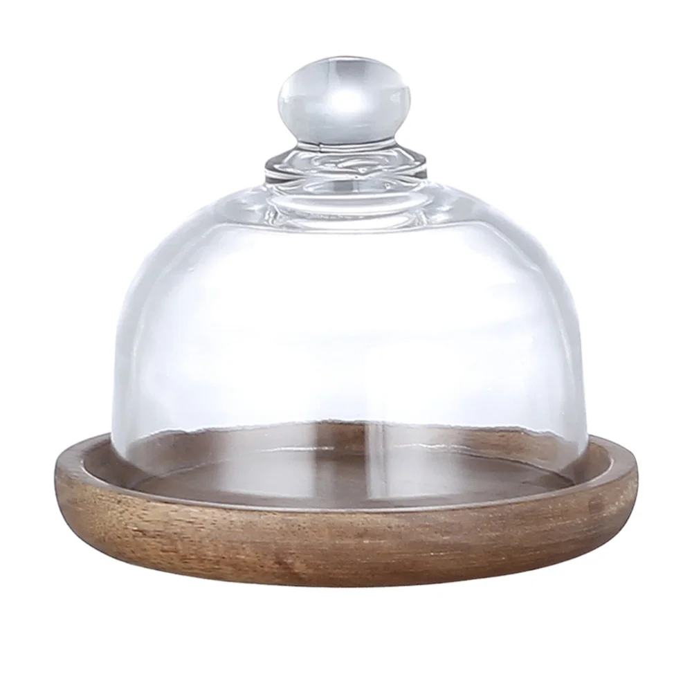 1 Набор деревянных мини подносов для десертов Плоская Круглая деревянная