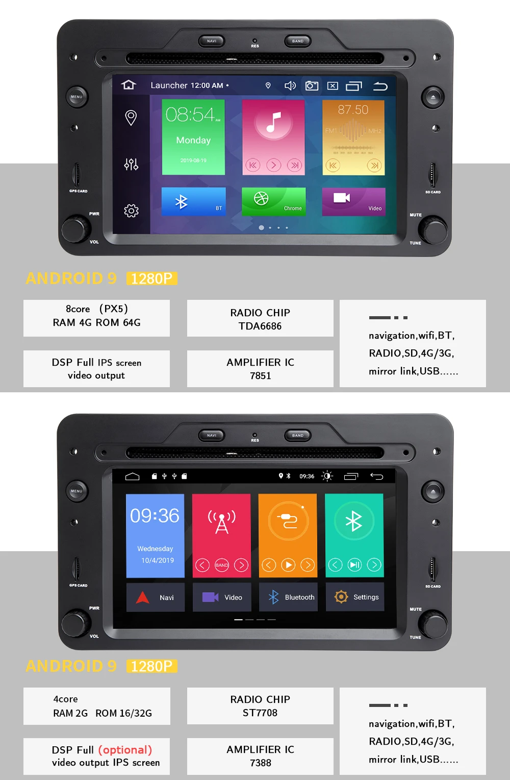 Josmile Авторадио 2 din Android 9,0 gps навигация для Alfa Romeo 159 автомобиль Brera spider Sportwagon Wifi стерео DVD Mulltimedia аудио