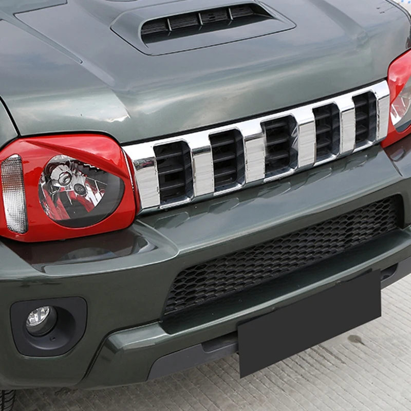 

Front Fog Lihgt Cover HeadLight Lamp Protection Cover Trim for Suzuki Jimny 2007-2017 Car Stickers Red