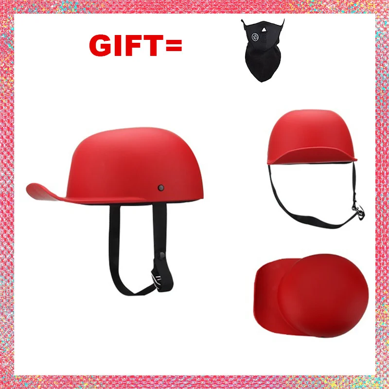 

2021 Бесплатная доставка Винтажный мотоциклетный шлем из искусственной кожи открывающийся на половину лица шлем для мотокросса винтажный мо...