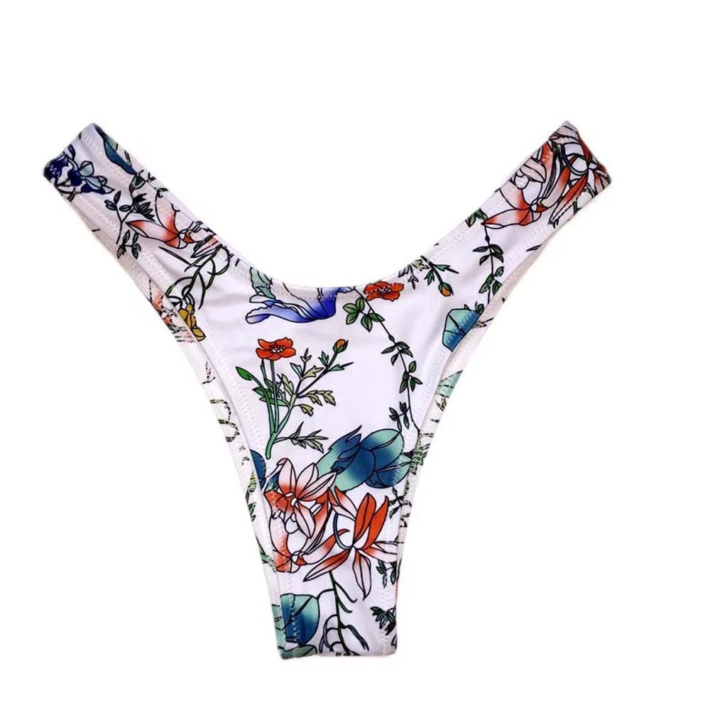Женские трусы бикини с бразильским принтом классические Трусы стринги высоким