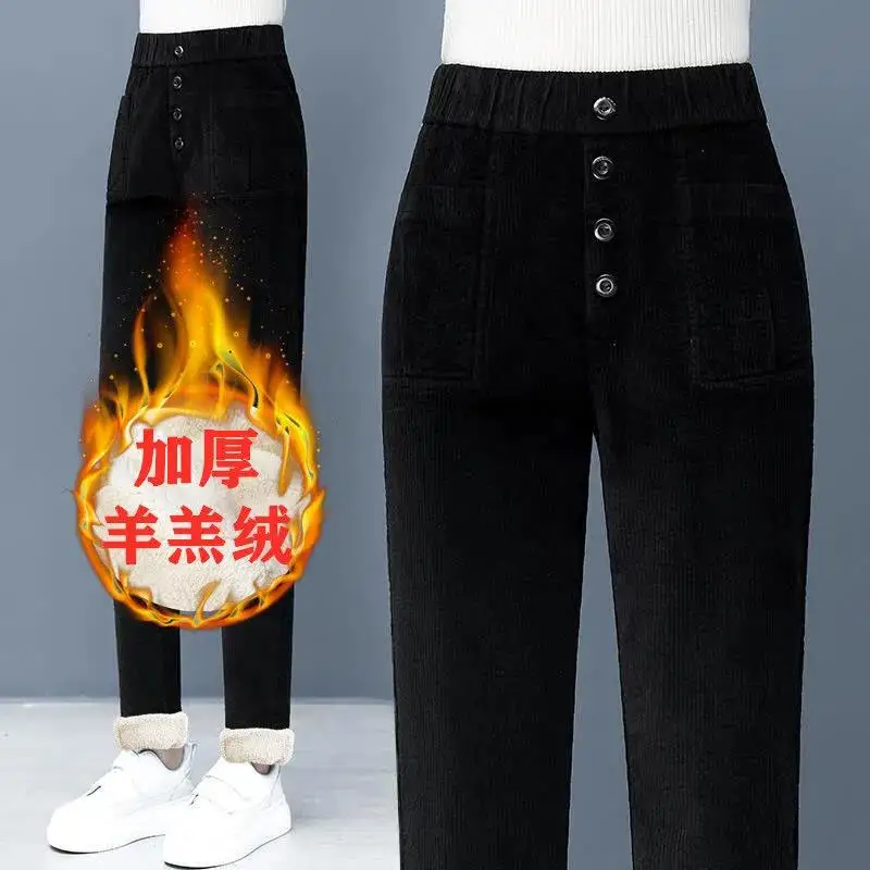 Женские вельветовые брюки