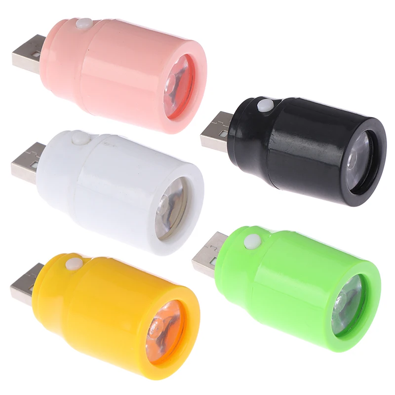 

USB Light Portable 1W 100lm USB Lamp White Light LED Lamp Powerbank LED Night Light Torchlight With Switch