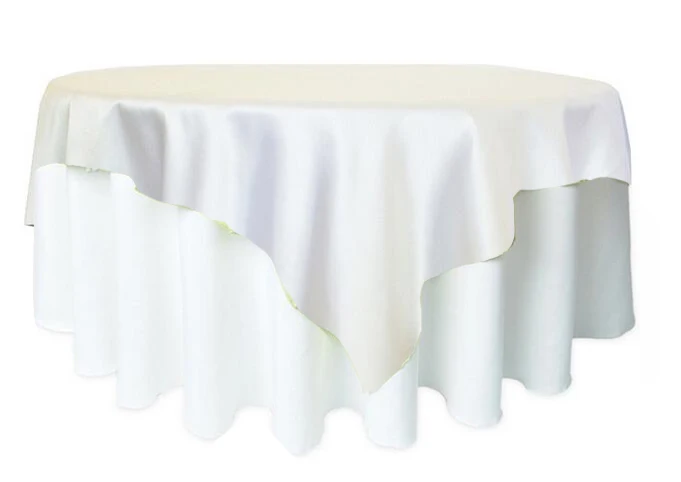 white 1 шт. 5" x 57" атласная скатерть, скатерть для свадебной вечеринки, украшения для ресторана, банкета, 21 цвет - Цвет: white