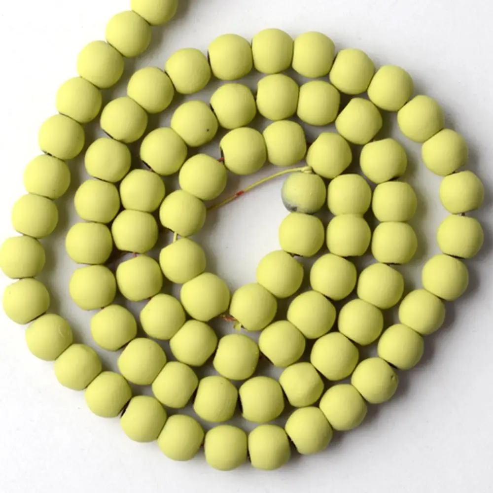 Натуральный Матовый Камень круглые бусины из гематита 6 цветов 4/6/8/10 мм для