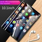 Ультрабыстрый планшет 2021 дюйма, Android 9,0, 6 ГБ + 10,1 ГБ, аккумулятор 128 мАч, поддержка Wi-Fi, чехол для планшета с Bluetooth-клавиатурой