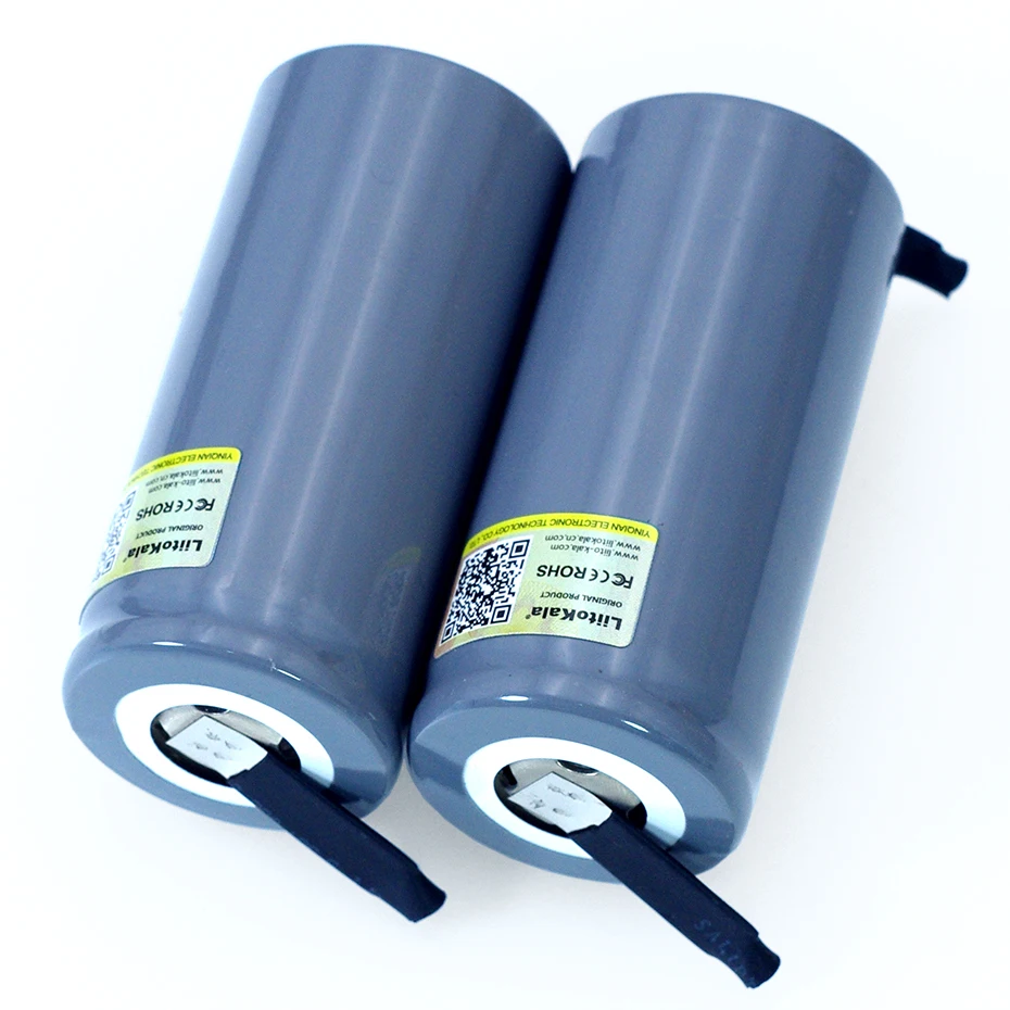 

10PCS LiitoKala 3.2V 32700 6500mAh LiFePO4 Battery 35A Continuous Discharge Maximum 55A High Power Battery+DIY Nickel Sheets