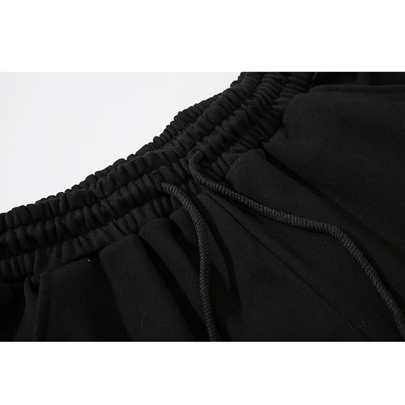 

2020 Mens Hip Hop Sweatpants Joggers Streetwear Blue Lightning Print Baggy Cargo Pants Sweat Trousers Cotton Track Pants Black