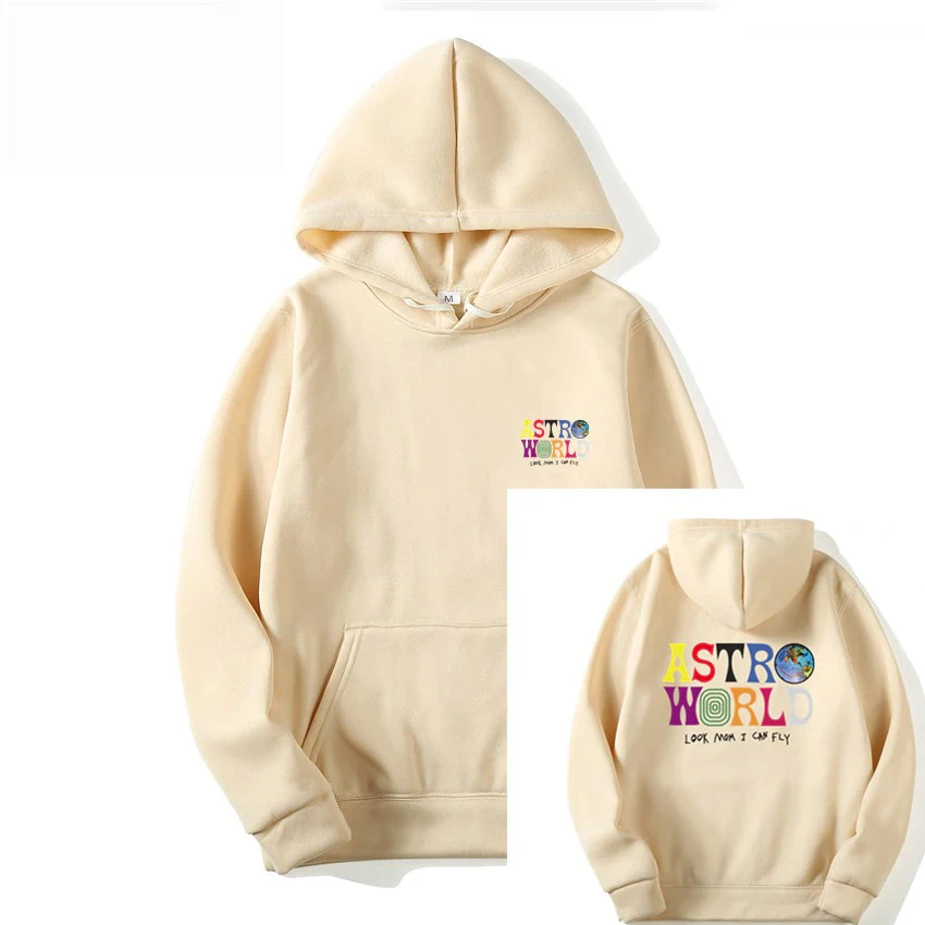 

Men Women TRAVIS SCOTT ASTROWORLD Hoodies Sweatshirts Music Printed Hoodie Hip Hop Streetwear Pullover Boys Girls Tops Clothes