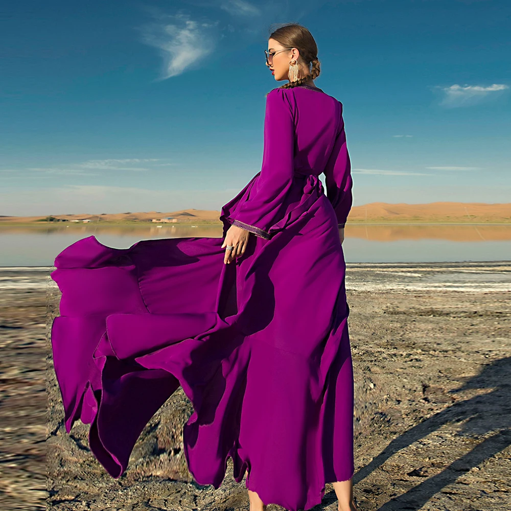 Ramadan Eid Mubarak Abaya Dubai Turkey Islam Muslim Evening Party Long Dress Pakistani Clothes For Women Caftan Robe Musulmane