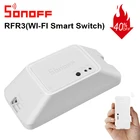 Умный переключатель Sonoff 433 RFR3, Wi-Fi, Поддержка приложения433 RFLANГолосовое управление, режим сделай сам, работает с Alexa Google Home