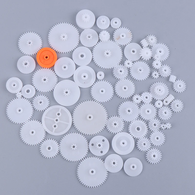 Новые 64 видов пластиковых валов однослойные короны Червячные шестерни Cog колеса