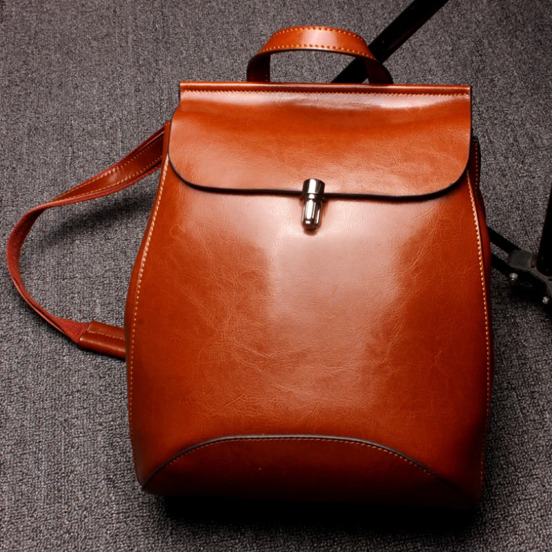 Женский рюкзак Luufan из натуральной кожи маленький дорожный миниатюрный