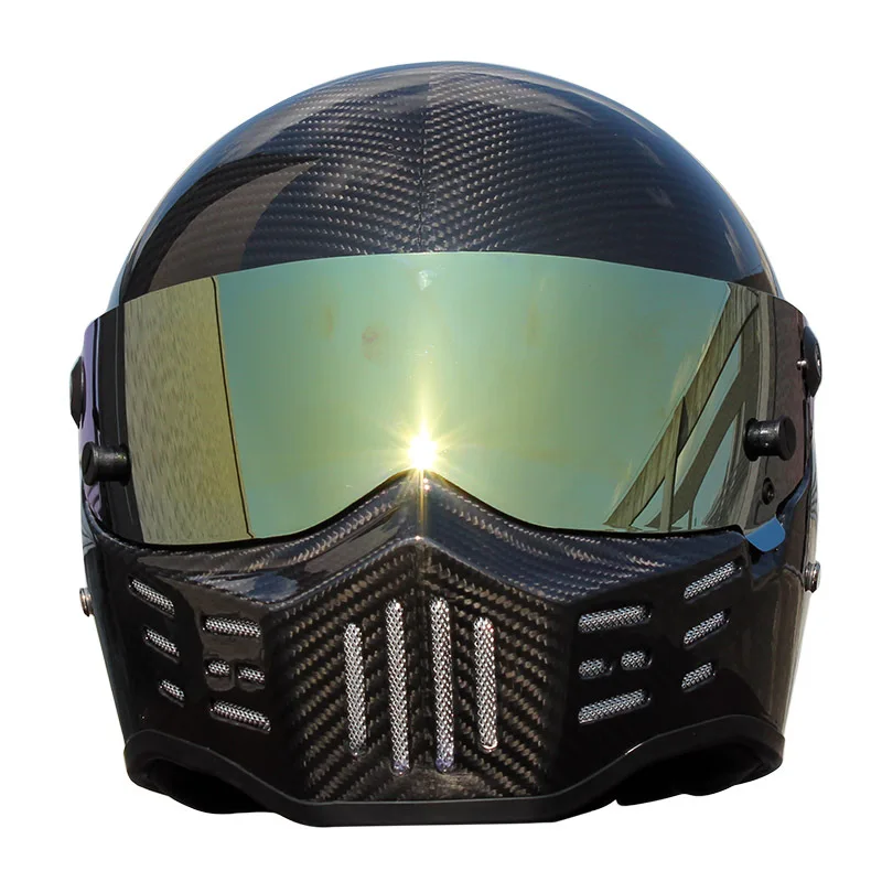 Новый углеродного волокна персонализированные мотоциклетный шлем для