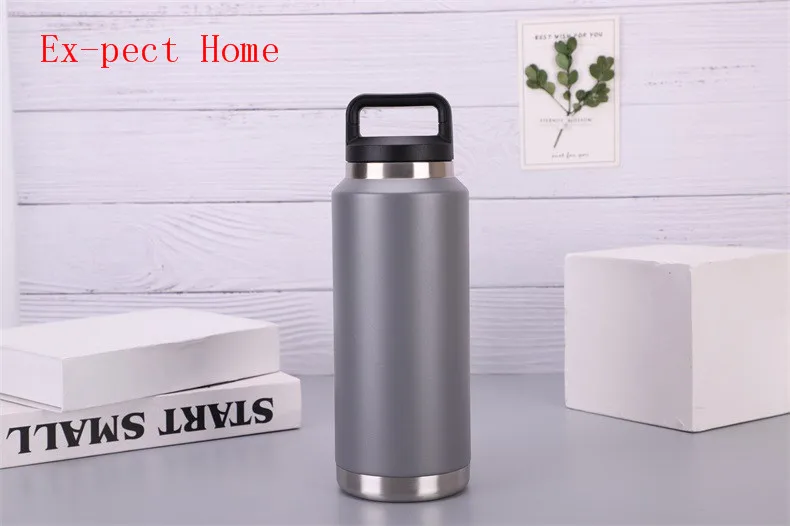 25 шт. 36 унций бутылка для воды с широким горлом вакуумная изолированная двойными