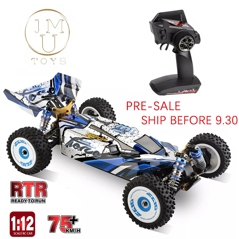 

Wltoys 124019 Upgrade 124017 Brushless Upgraded RTR 1/12 2.4G 4WD 75km/h RC Car Vehicles Metal Chassis Off Road Machine Model
