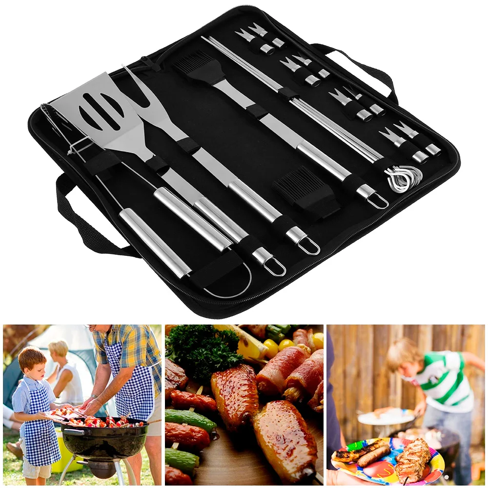 

Portable BBQ Tools Set Barbecue Grilling Accessories for Outdoor Camping Cooking Tools Camping Equipment Picnic Set