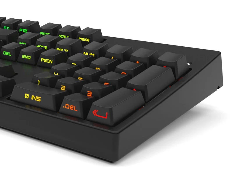 Двойная съемка PBT 104 клавиш боковая подсветка просвечивание через прозрачные