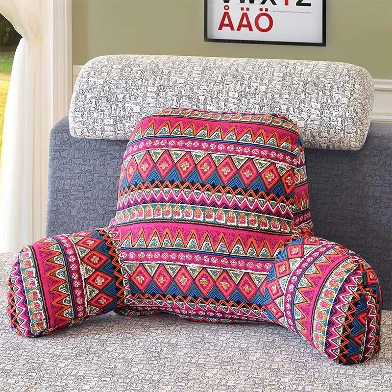 Подушка в стиле бохо с подлокотниками для спинки дивана | Дом и сад
