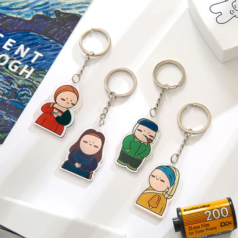 Vintage Renaissance Wooden Keychain Findings Connectors Jewelry Charms Bracelet Necklace DIY Pendant Accessory | Украшения и