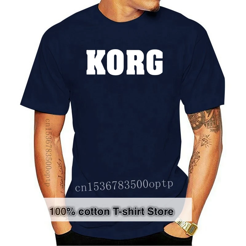 

Men t shirt Short sleeve White Korg Unisex T Shirt Women t-shirt tee tops