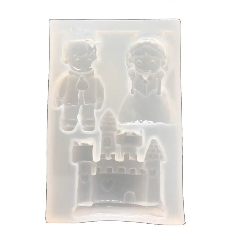 Замок принцессы принца Феи сказки силиконовые полимерные формы инструменты для