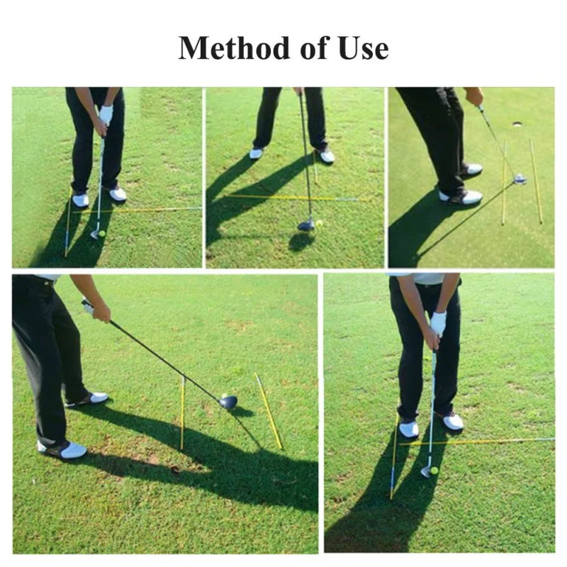 

Golf Indicator Stick Putter Auxiliary Trainer New Golf Alignment Stick Putting Training Aid Direction Indicator Golf Equipment