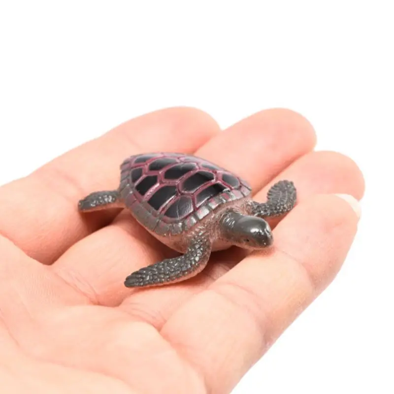 12 шт./компл. моделирование морские животные Черепаха цифры Модель игрушки