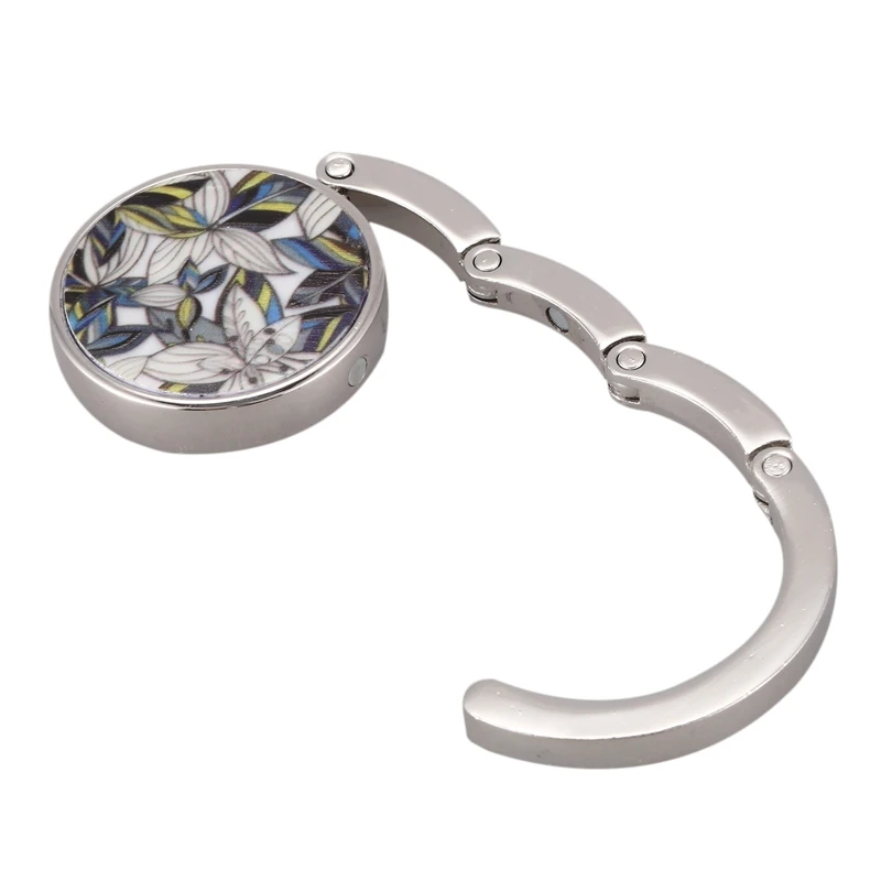 Лилия Цветочные металлические складные сумки крючок вешалка для стола|Крючки