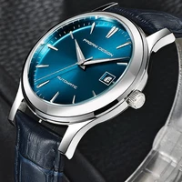 pagani design 2021 new mens classic mechanical watches business waterproof clock luxury brand genuine leather automatic watch