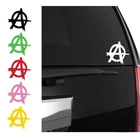 Автомобильная наклейка анархия, символ занимать, панк, гот, рок, мятежник, музыка, столкновение, Рамоны, телефон, автомобиль, грузовик, окно, сердцебиение, любой размер HQ290