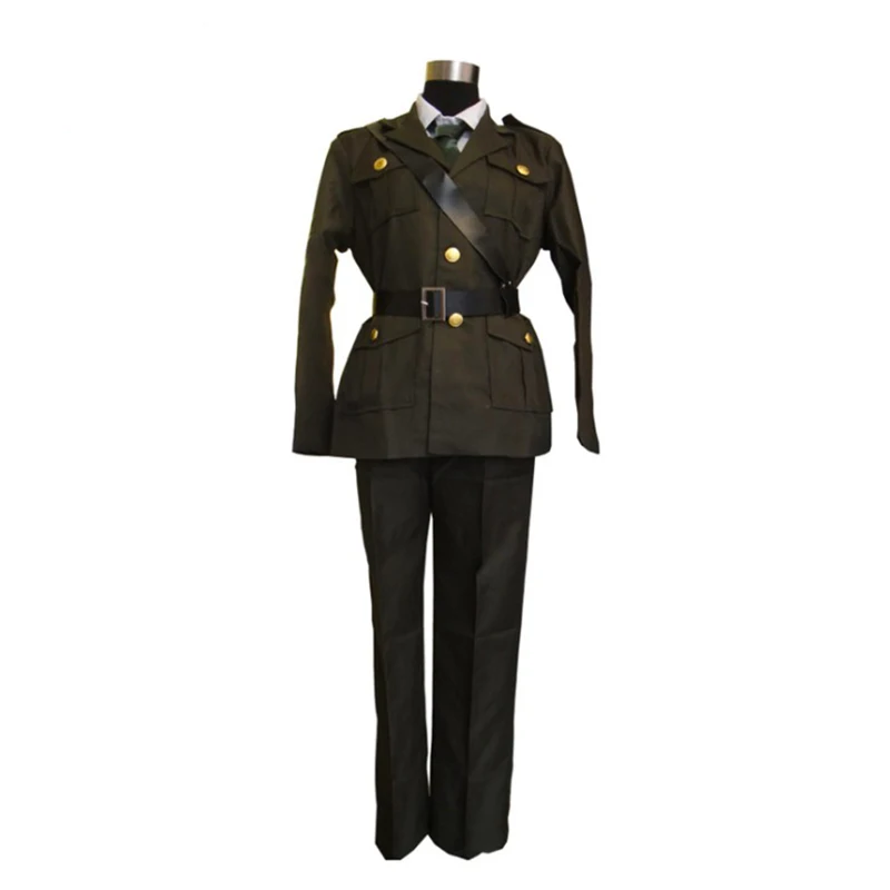 Anime Hetalia Axis Powers Cosplay Costume Military Uniform Halloween Carnival Party Customized | Тематическая одежда и