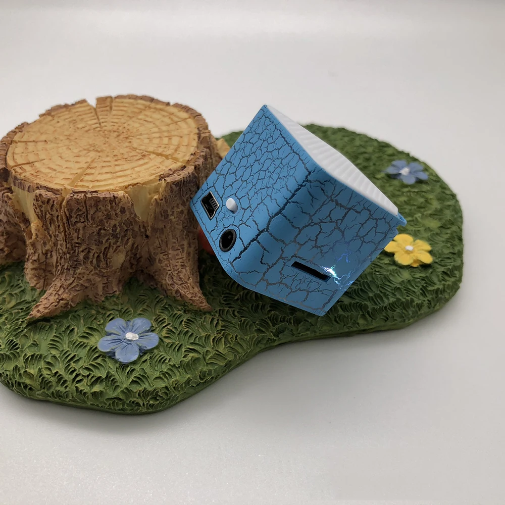 Новый портативный динамик мини проводной светодиодный TF USB FM стерео звук s MP3