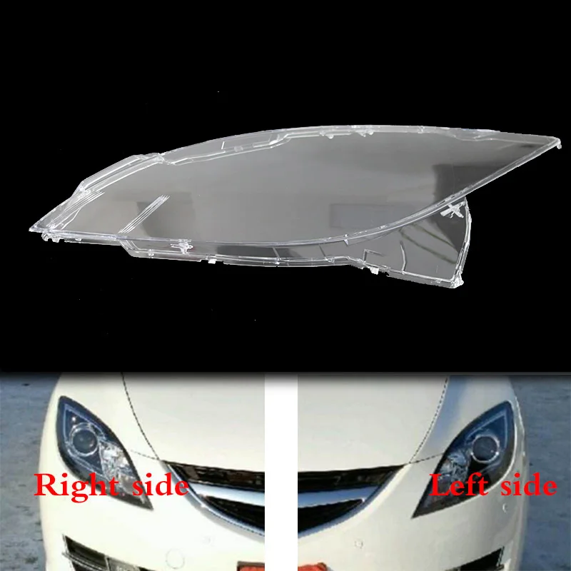 Для Mazda 6 2009 2012 Седан 4Dr передние фары прозрачные абажуры лампа оболочка маски