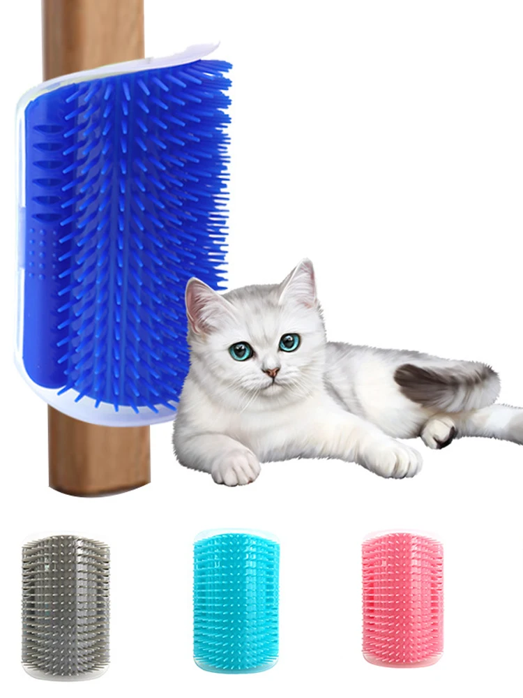 

Cat rubbing device Pet supplies scratching hair cat toy wall corner /with catnip/double-sided tape Hair