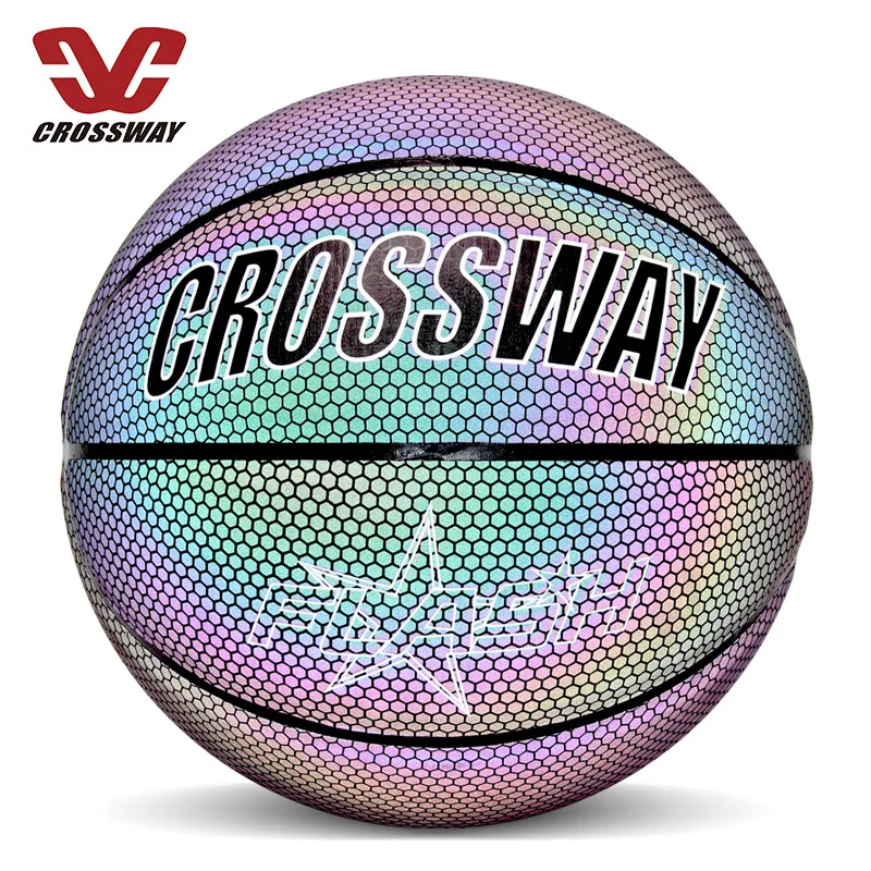 

New Reflective Basketball Ball 7 Adult Men Personality Fashion Net Red Night Equipment Cool Basketball Indoor Outdoor