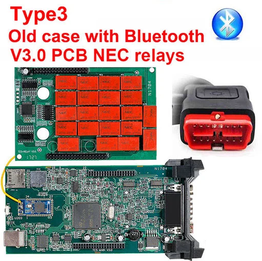 CDP TCS CDP V5.008 R2 V3.0 реле NEC OBD2 сканер cdp tcs pro plus автоматический диагностический инструмент для автомобилей грузовиков OBD2 считыватель кодов - Цвет: Old case CDP TCS