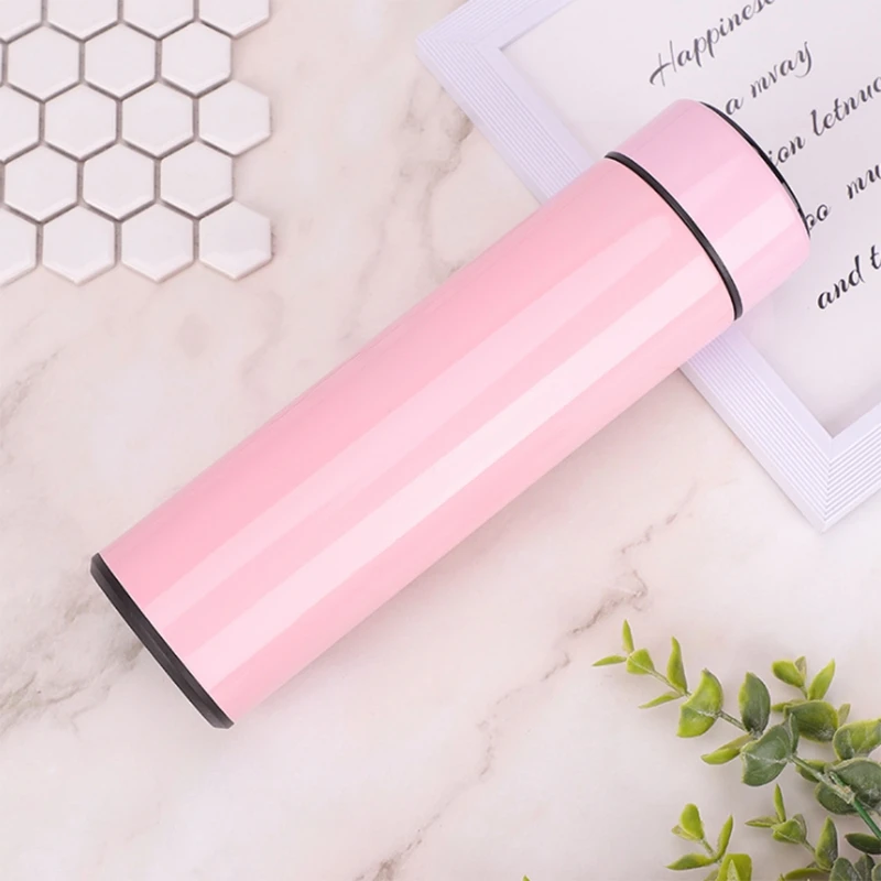 Новая модная умная кружка с температурным дисплеем из нержавеющей стали