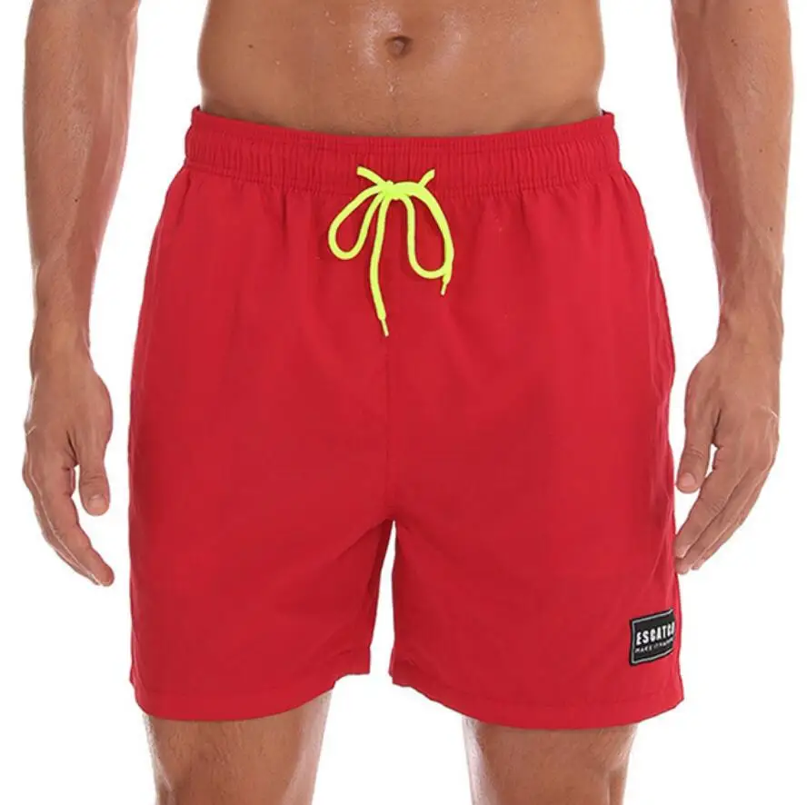 Best Selling Multiple Color Men Lake Blue Swim Surf Blank Board Shorts Casual Breathable Pockets Swimwear Without Logo | Спорт и