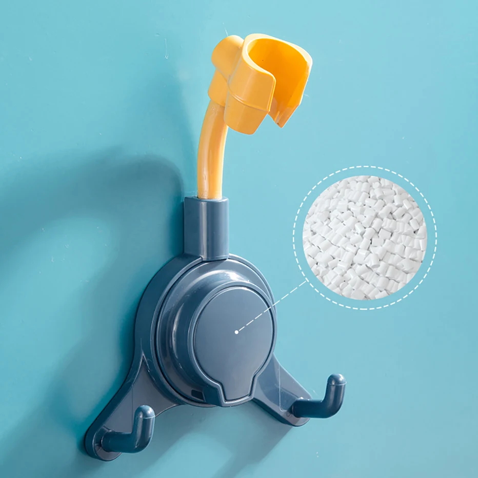 Держатель для душевой лейки на 360 ° регулируемый самоклеящийся кронштейн