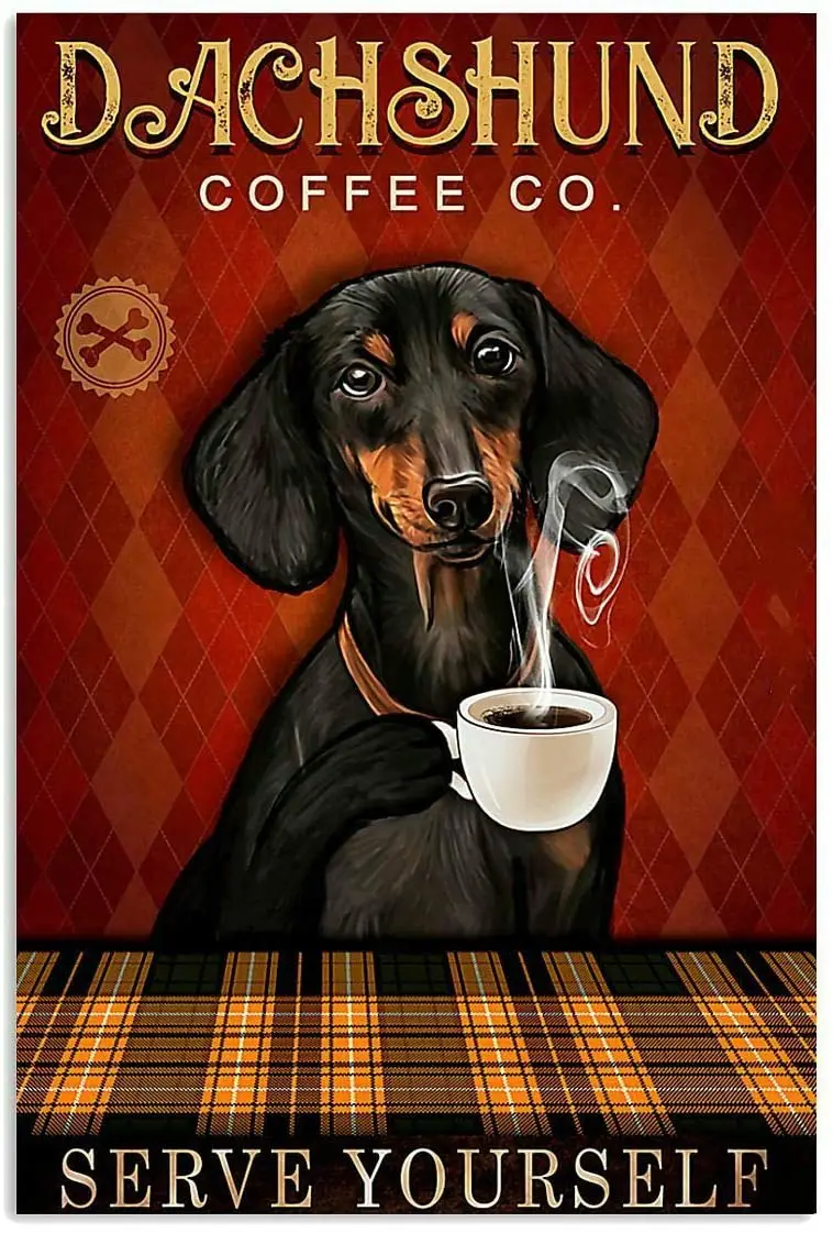 Домашние собаки стирка комната Декор немецкий такса ванная декорация Teckel декор