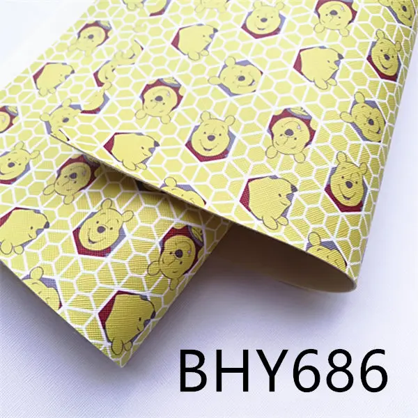Free shipping A4 10pcs/20*33cm cute princess print synthetic leather fabric vinyl BHY686 | Дом и сад