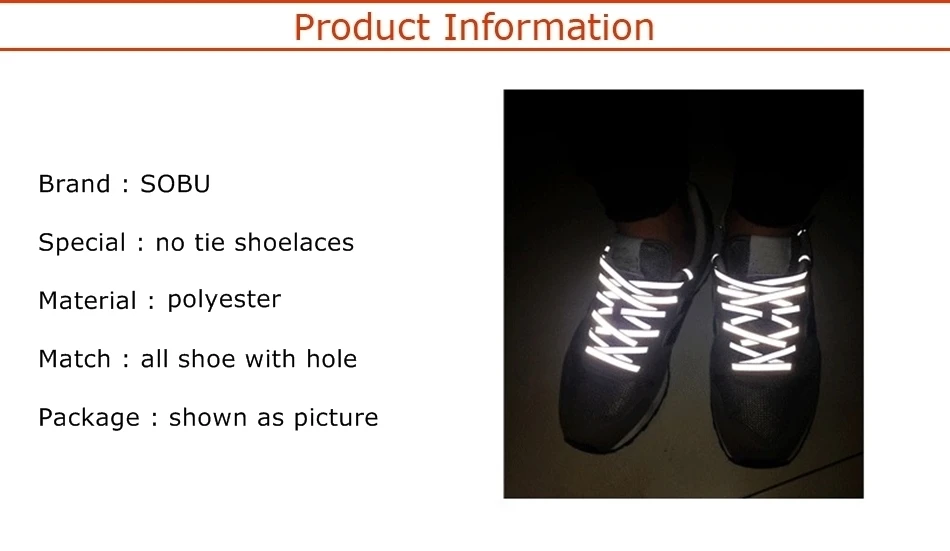 Fashion 47"/120cm Men Women Flat 4M Reflect Light Bumper Athletic Running Walking Sports Shoe Laces One Pair N007