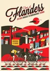 Тур по Фландрии, металлическая жестяная вывеска с изображением велосипеда, настенная табличка