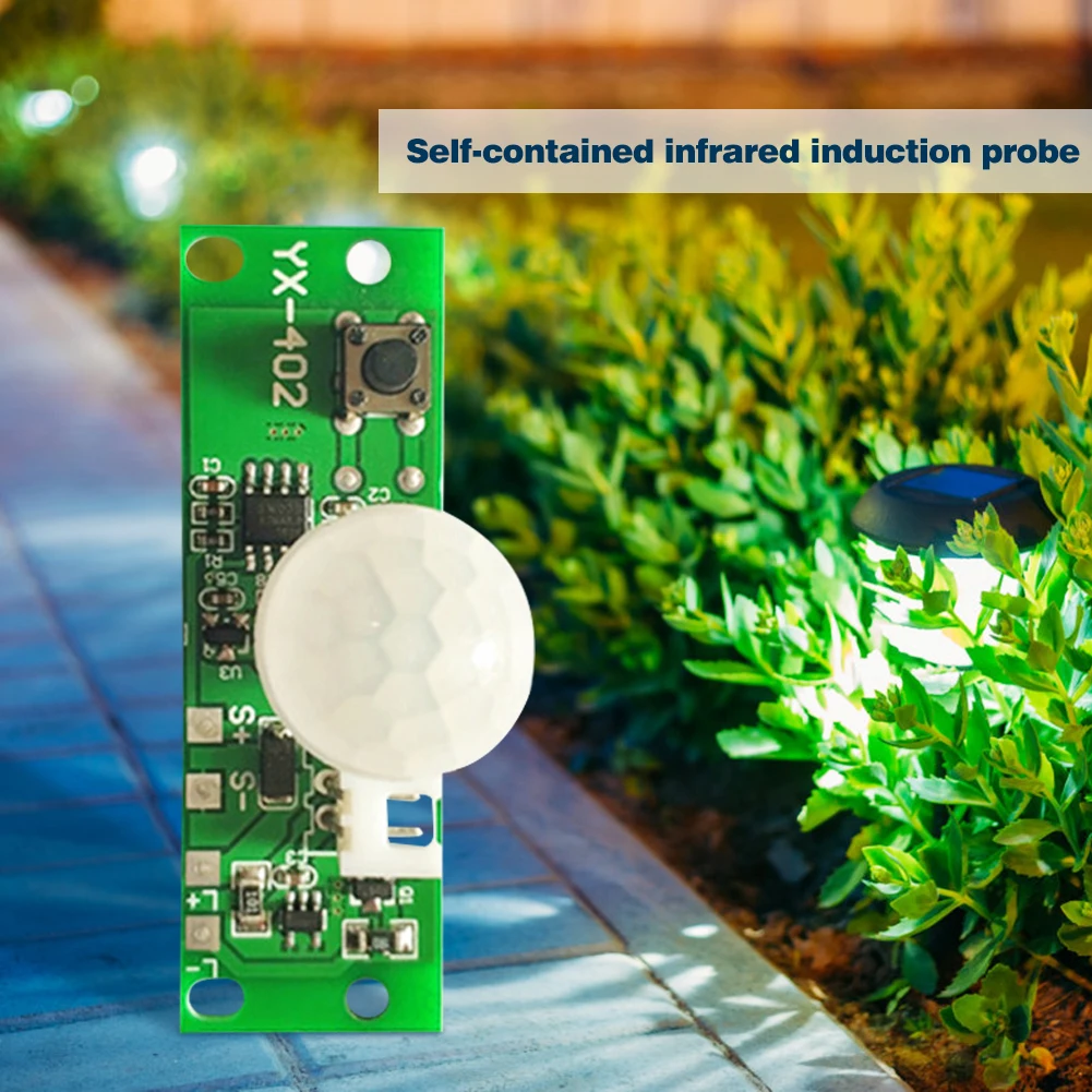 3 7 V DIY Kit солнечная панель округлая с лампочками Управление Сенсор Ночной