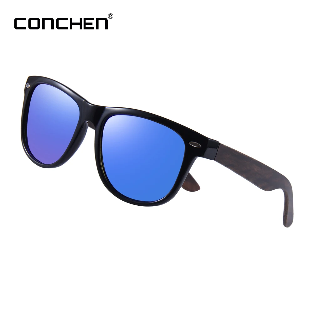 Солнцезащитные очки CONCHEN деревянные поляризационные для мужчин и женщин
