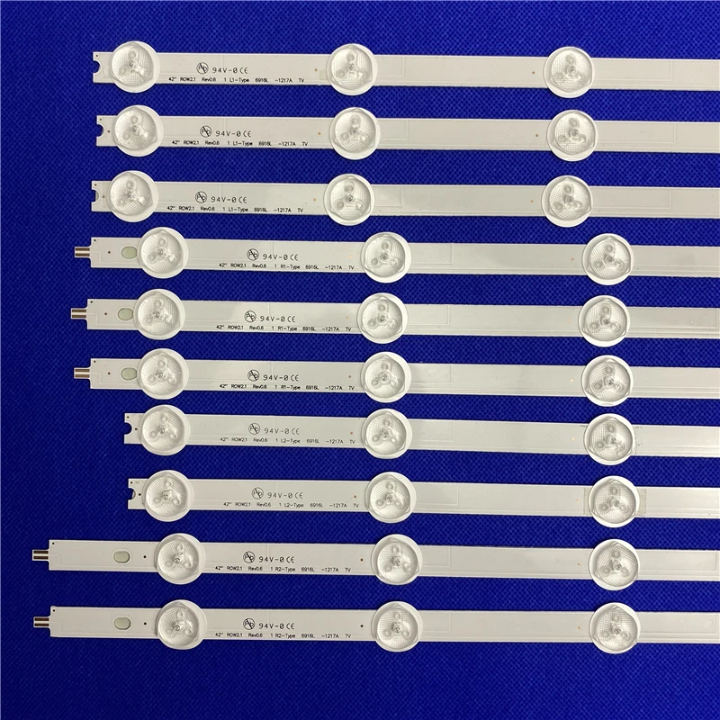 8 наборов = 80 шт. подсветки для LG 42 дюйма ROW2.1 TV 42LN5400 42LN542V 42LN575S 42LA615 6916L-1412A 1413A 1414A 1415A