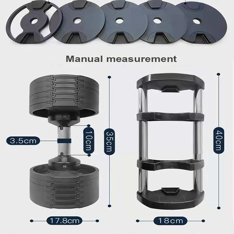 

36KG/80LB Adleable Dumbbell Mancuerna Pesas Gimnasio Fitness Equipment Musculation Para Hacer Ejercicio Halteres Musculation